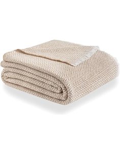 Todocama - Extra soft cotton blanket, Four Seasons, multi-purpose bedspread for sofa, bed blanket, blankets, bedspread, sofa cov