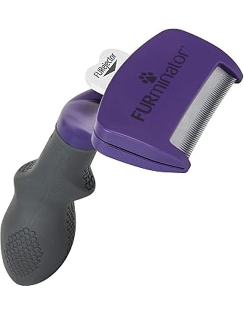 FURminator deShedding, Tool para gatos medianos/grandes de pelo corto, Cepillo talla M/L para eliminar el pelo suelto