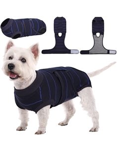 Kuoser Traje de Recuperación para Perros Después de la Cirugía, Camisa Postoperatoria para Mascotas, Protector de Heridas Abdomi