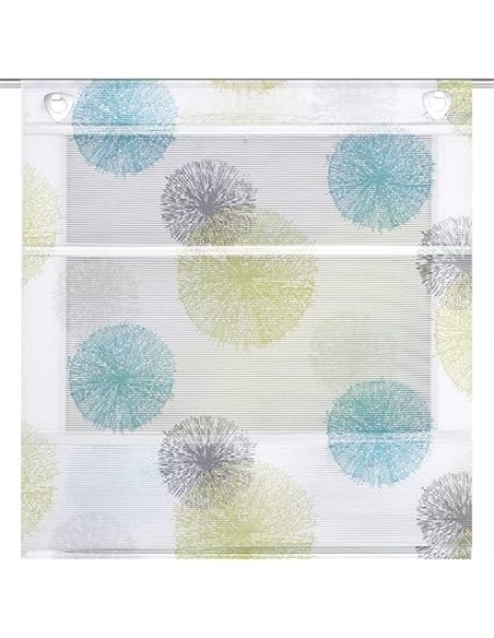 Home Fashion Estor MAGNETRO MAGNETRO MAGNETTICO Rawlins Azul Verde 130X45CM