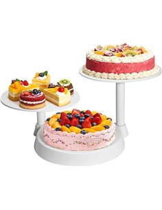 Uten Bandejas para Tartas Soporte de Torta Decoración de Pasteles Expositor para Hornear Herramientas 11 Inch