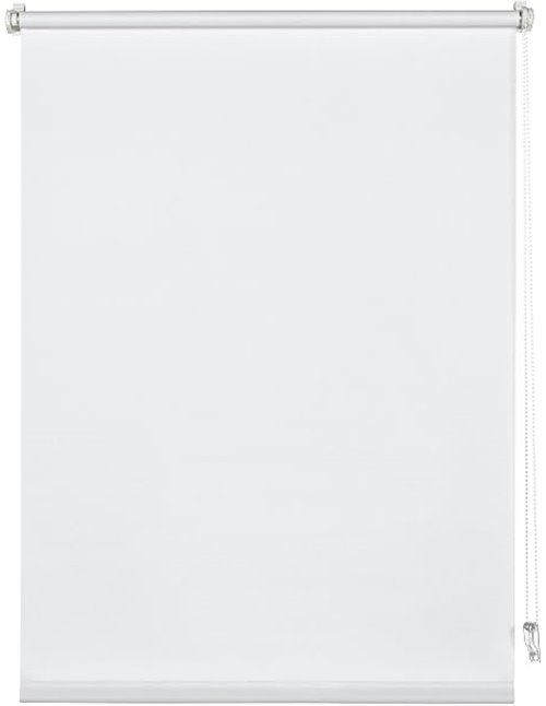 Gardinia, Deco Company Estor Enrollable con Pinza, de luz Diurna, Opaco, Todas Las Piezas Montaje Incluidas, Blanco, 65 x 150 cm