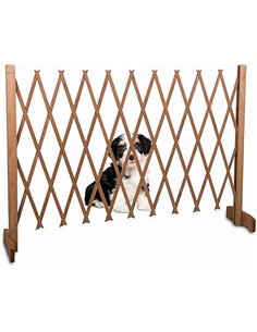 MaxxPro Barrier Puerta de seguridad para perro extensible, ancho 30-117 cm, altura 90 cm