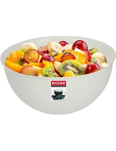 KADAX Plastic Bowl, Salad Bowl, Stackable Mixing Bowl, Plastic Bowl, Kitchen Bowl, Round Bowl for Kitchen, Salad, Pasta, Dishwas