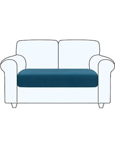 TAOCOCO Funda de cojín de Asiento de sofá, Funda Asiento Sofa Elástica, Ajustable, Lavable, Asiento de Tela de Poliéster, Suave 