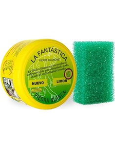La Fantástica Piedra Blanca Original 600g | Arcilla de Limpieza Multiusos, Fórmula Alemana, Esponja de Regalo