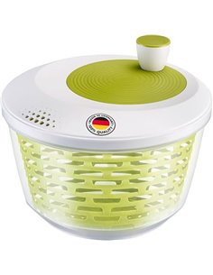 Westmark Centrifugadora de lechuga, Capacidad: 4,4 litros, ø 23,5 cm, Plástico, Sin BPA, Spinderella, Color: transparente/blanco