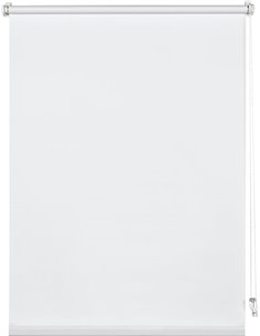 Deco Company Clip Roller Blind, Daylight, Opaque, All Mounting Parts Included, White, 50 x 150 cm (W x H)