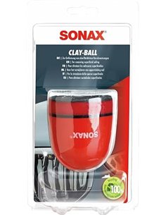SONAX Clay-Ball (1 Unidad) arcilla para la eliminación de manchas de resina y otras suciedades superficiales en vidrio y carroce