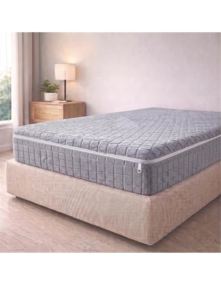 Degrees Home Teide – Funda de Colchón con Cremallera Antiacaros, Lavable y Transpirable – Protector de Colchón Suave, Hipoalergé