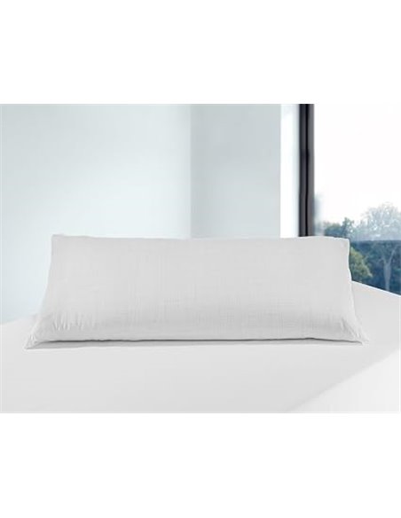 Savel, Almohada Antiestres con Doble Funda, Firmeza Media, 105x40cm…