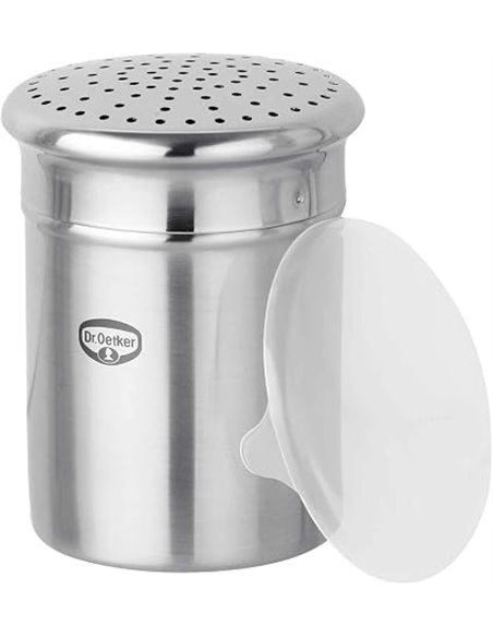 Dr. Oetker Espolvoreador Grueso Profi, acero inoxidable, 80x95mm