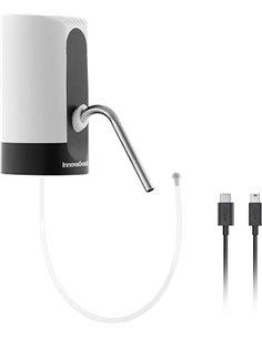 InnovaGoods® Dispensador de Agua, Recargable, garrafa, Grifo, Fria embotellada, Capacidad 20L, 4W, Color Blanco
