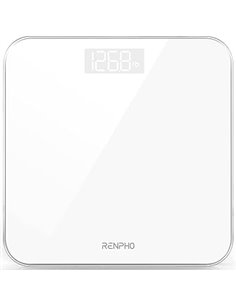 Báscula De Baño Digital RENPHO, Báscula De Peso Corporal De Alta Precisión Con Pantalla Iluminada, Graduación de 0,1 lb (50 g) p
