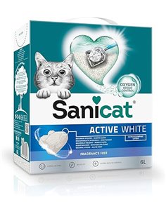 Sanicat - Arena para Gatos Aglomerante Sin perfume, Hecha de minerales naturales con control de olor garantizado, Absorbe la hum