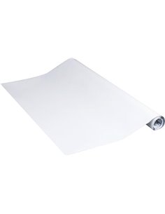 Venilia Lámina adhesiva, Mate Blanco, 45cm x 2m, Espesor 160μ, Vinilo autoadhesivo para muebles o cocina, decorativas papel pint