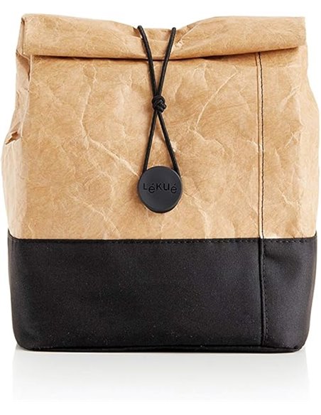 Lékué Bolsa Porta Alimentos, Tyvek, color Kraft, 4 L