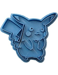 Cuticuter - Pokemon Pikachu Cookie Cutter, Blue, 8 x 7 x 1.5 cm