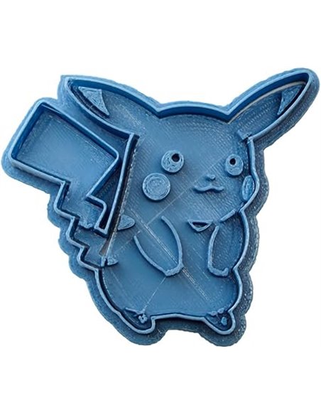 Cuticuter - Pokemon Pikachu Cookie Cutter, Blue, 8 x 7 x 1.5 cm