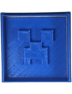 Cuticuter Creeper Cortador de Galletas Minecraft, azul