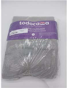 Todocama - 230x260cm. Colcha Multiusos Sofa, Manta Foulard, Plaid para Cama, Cubresofa Cubrecama, Jarapas. 2