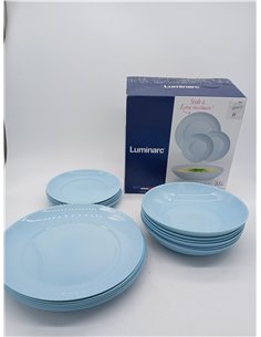 Luminarc Apy Paradise Green Opal Tableware Microwave Safe Refrigerator Stackable 2