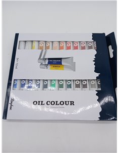 Rayher 38919000 Set de pinturas al óleo, 24 colores. Para artistas principiantes y expertos 2