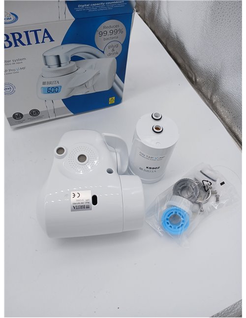 BRITA Sistema de filtrado de agua ON TAP Pro V-MF incl. 1x cartucho filtrante (600L) - para un 99,99% de agua libre de bacterias