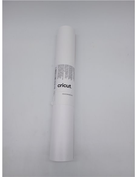 Cricut Vinilo Adhesivo Permanente - Rollo de Vinilo para Cricut - 30.5 cm x 3 m - Blanco - Vinilo Permanente para Manualidades, 