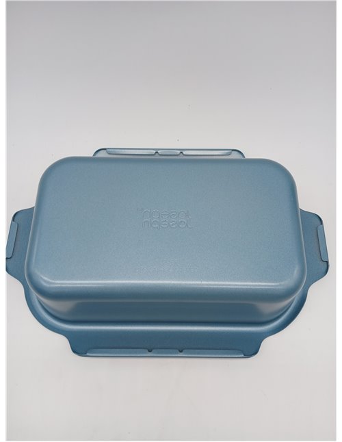 Joseph Joseph Nest™ Bake Molde para Pan Antiadherente 19 x 30 x 7 cm, Acero al Carbono, Con Asas, Apilable, Garantía de 10 Años