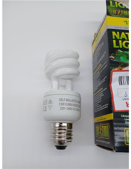 Exo Terra Daylight Lamp, Full Spectrum Daylight Lamp, Compact Lamp with a Natural Light Spectrum Ideal for All Reptiles and Amph
