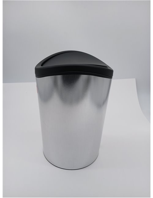 Tatay Papelera Baño con Tapa Basculante 6L | Diseño Compacto y Moderno | Material Resistente y Fácil de Limpiar | Medidas 19 x 1