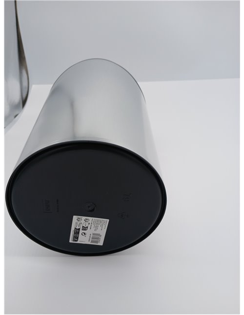 Tatay Papelera Baño con Tapa Basculante 6L | Diseño Compacto y Moderno | Material Resistente y Fácil de Limpiar | Medidas 19 x 1