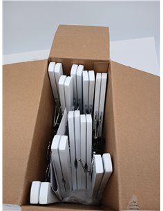 Amazon Basics Perchas de madera para pantalones, 10 unidades, Blanco 2