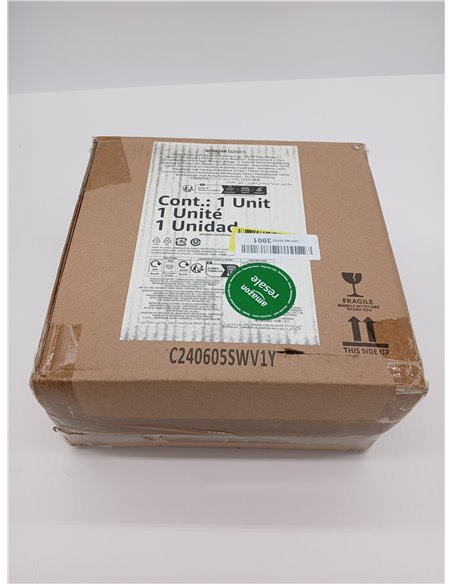 Amazon Basics Redondo, Vanity Mirror Montaje en Mesa, 18.3L x 8.5W cm, Cromado