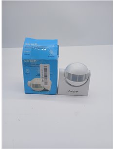 Garza - Detector de movimiento por infrarrojos orientable para interior y exterior, Protección IP44, Tiempo y luminosidad regula 2