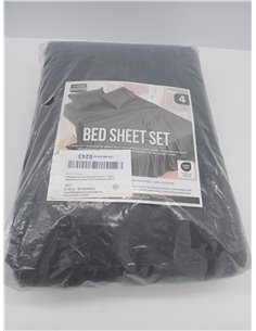 Utopia Bedding 4-Piece Sheet Set 135 x 190 cm – Brushed Microfiber Polyester – Oeko-Tex Certified – Fitted Sheet, Flat Sheet and 2