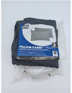 Utopia Bedding – Juego de 2 Fundas de Almohada – 65 x 65 cm – Oeko-Tex – Microfibra cepillada, 100% poliéster, con Cierre Tipo s 2