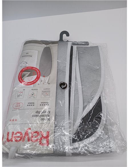 Rayen | Universal Ironing Board Cover Easy Fit with Clip | 2 Layers: Foam and Fabric 100% Cotton | Aluminium Quality | Basic Ran