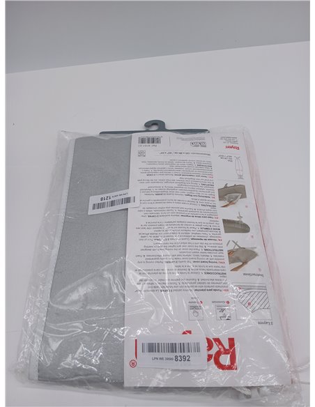 Rayen | Universal Ironing Board Cover Easy Fit with Clip | 2 Layers: Foam and Fabric 100% Cotton | Aluminium Quality | Basic Ran