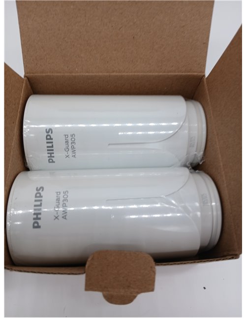 Philips Filtro de agua Ontap MICROFILTRACIÓN con PANTALLA DIGITAL y 3 cartuchos de repuesto, filtra sedimentos, cloro y otras su