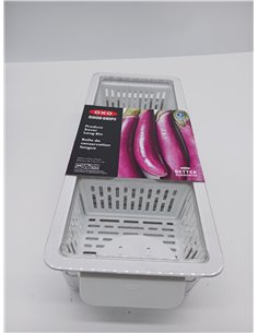 OXO Good Grips Conservador de Productos: Contenedor Largo: Mantiene las Verduras Frescas por Más Tiempo + Divisor Ajustable + Ca 2