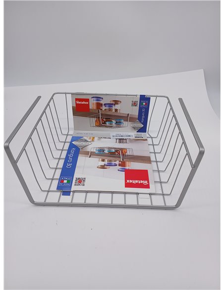 Metaltex KANGURO 30 - Estante Intermedio Anchura 30 cm. Color GRIS. 30x26x14 cm