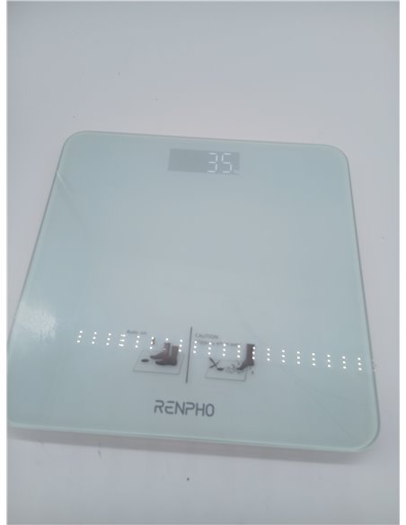 Báscula De Baño Digital RENPHO, Báscula De Peso Corporal De Alta Precisión Con Pantalla Iluminada, Graduación de 0,1 lb (50 g) p