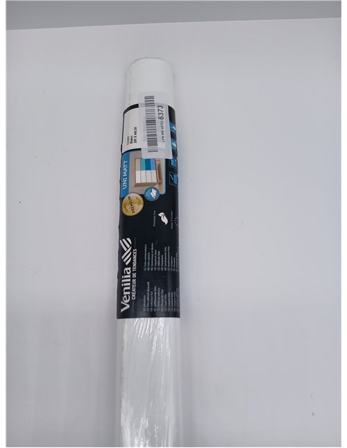 Venilia Lámina adhesiva, Mate Blanco, 45cm x 2m, Espesor 160μ, Vinilo autoadhesivo para muebles o cocina, decorativas papel pint