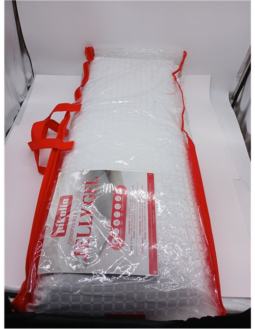 PIKOLIN - Memory Foam Pillow 90 cm with Premium JellyGel Memory Gel - Cool Effect, Medium Firmness, Ergonomic Cervical, Breathab