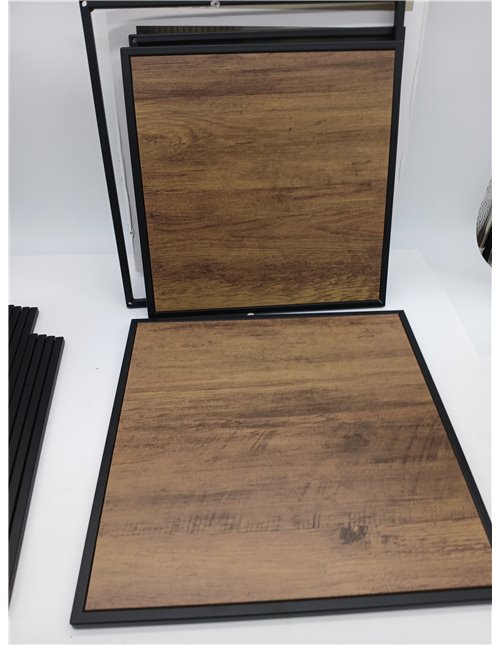AKTIVE MAX Home Set 2 mesas Nido de Centro, 37x37x35 cm, 37x37x40, Peso máximo 5 kg, Cuadradas, Mesitas auxiliares, Decoración s