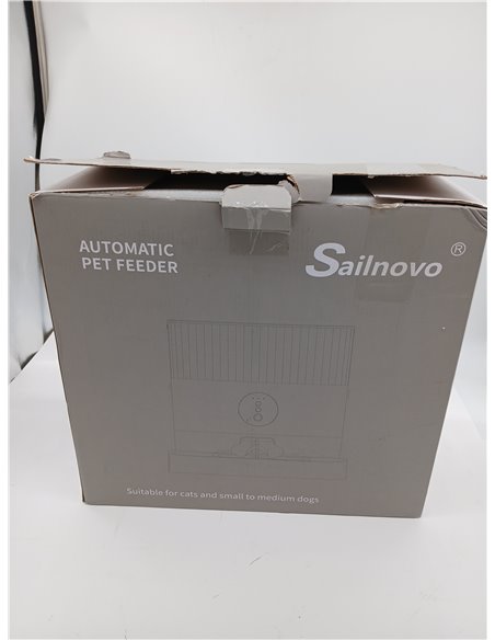 Sailvono alimentador Temporizador para Gatos 20 porciones, grabadora de Voz, comederos de Mascotas de 5 litros para Gatos y Perr