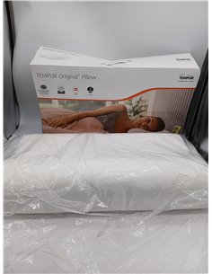 TEMPUR Original Memory Foam Cervical Pillow, Ergonomic Back and Side Sleeper, Firm Initial Feeling, Queen L (61 x 31 x 11.5/8.5  2