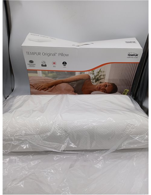TEMPUR Original Memory Foam Cervical Pillow, Ergonomic Back and Side Sleeper, Firm Initial Feeling, Queen L (61 x 31 x 11.5/8.5 